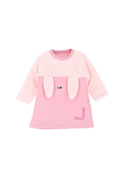 Modanino Kız Bebek Peluş Elbise 6-12ay 12474 Pembe