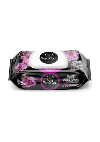 Papilion Islak Havlu Mendil 100 Yaprak Aroma Terapi 3 Lü Set 3'lü Set