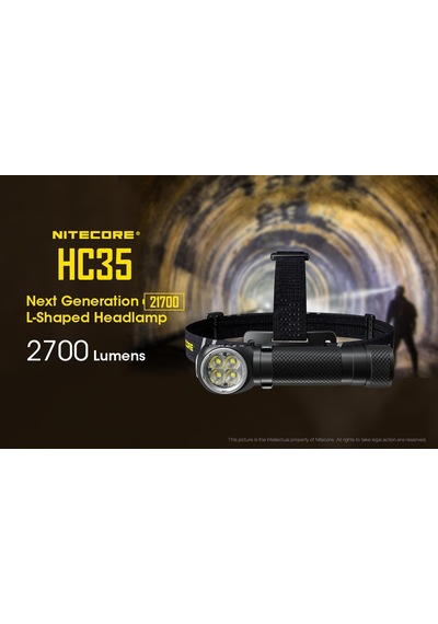 Nitecore Hc35 2700 Lümen Fener Siyah