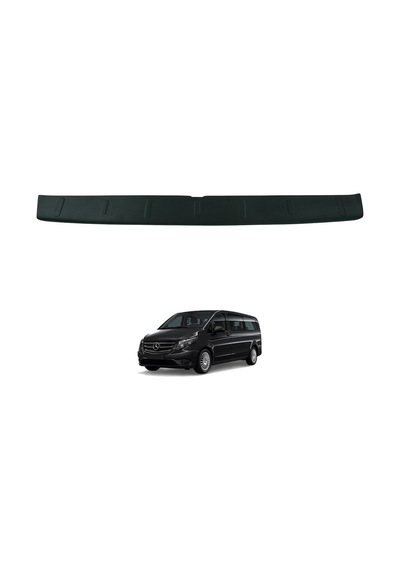 Mercedes Vito W447 Arka Tampon Eşiği - Mat Siyah 2014-2019