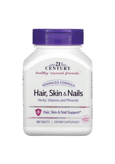 21st Century Hair Vitamin Skin & Nails Advanced Formula 50 Tablet