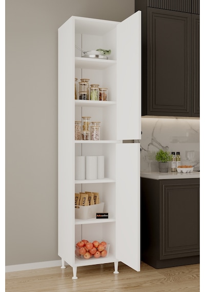 Aeka Ae-2027 Lina 2 Kapaklı Raflı Dar Yüksek Boy Banyo Çok Bölmeli Depolama Dolabı 40x180 Cm Çok Amaçlı Dolap Beyaz Aeka Ae-2027 Lina 2 Kapaklı Raflı Dar Yüksek Boy Banyo Çok Bölmeli Depolama Dolabı 40x180 Cm Çok Amaçlı Dolap Beyaz