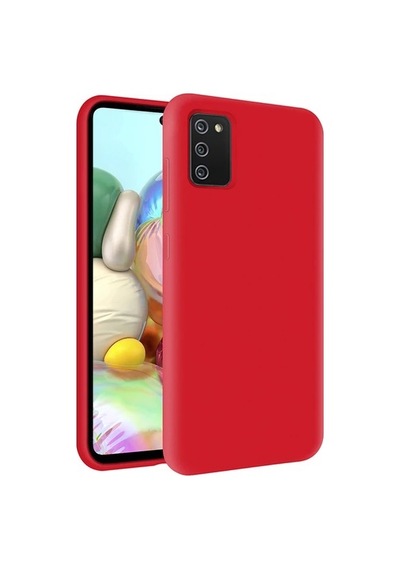 Samsung Galaxy Uyumlu A02S Kapak Içi Kadife Soft Logosuz Lansman Silikon Kılıf