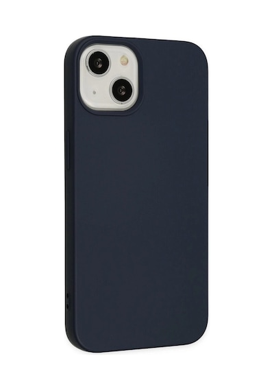 Apple, Uyumlu iPhone 15 Kılıf Nano İçi Kadife - Lacivert - Aflc-877097