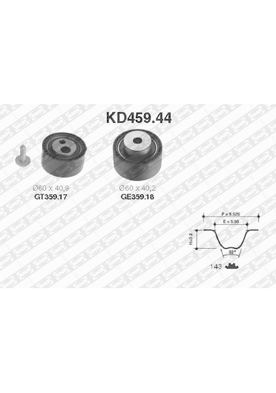 SNR KD45944 SNR TRİGER EKSANTRİK GERGİ SETİ 806 99-02 -807 02- -E