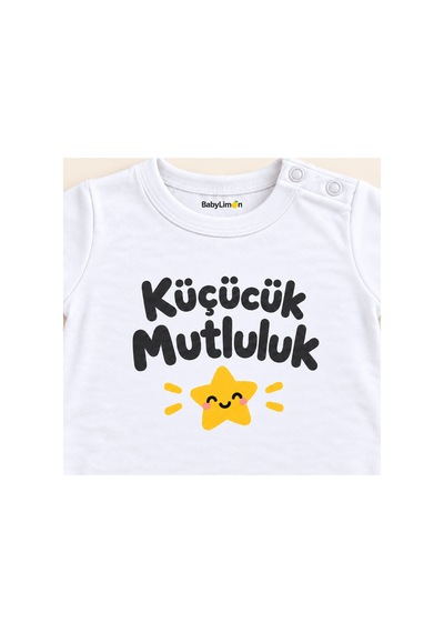 Babylimon Küçücük Mutluluk Beyaz Kısa Kollu Çıtçıtlı Bebek Zıbını Beyaz - Küçücük Mutluluk - 928161960 Beyaz - Küçücük Mutluluk Babylimon Küçücük Mutluluk Beyaz Kısa Kollu Çıtçıtlı Bebek Zıbını Beyaz - Küçücük Mutluluk - 928161960 Beyaz - Küçücük Mutluluk