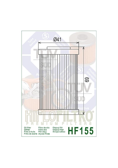 Hiflo Hf155 2020-2022 Bajaj Dominar 400 UG Yağ Filtresi