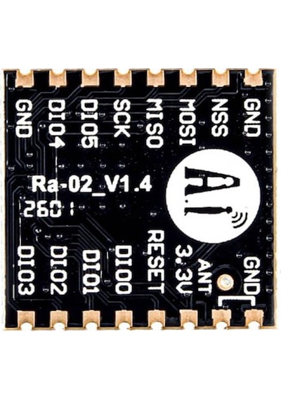 Lora Ra-02 Sx1278 433mhz Yayılma Spektrumlu Kablosuz Alıcı Verici Modülü