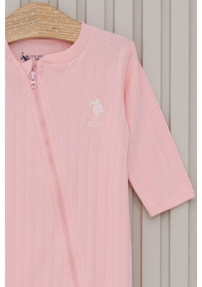 U.S. Polo Assn. Kız Bebek Pembe Tulum 5274-45924 Pembe