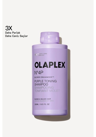 No. 4p Blonde Enhancer Purple Toning Shampoo - Renk Koruyucu & Bağ Güçlendirici Mor Şampuan Tüm Saçlar