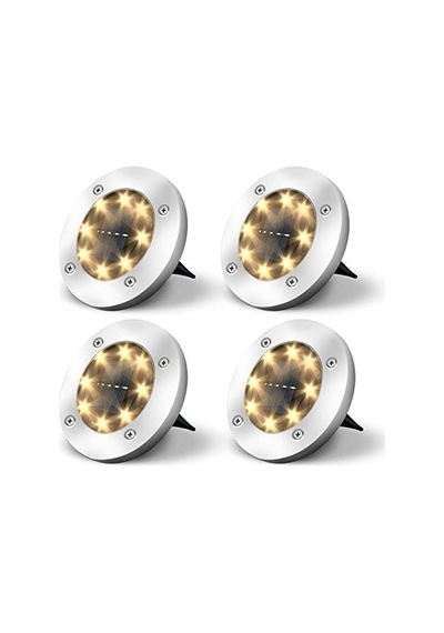 Ayrex Jsdoin Solar Lights Dış Mekan Bahçe Tavan Lambası, Güneş Enerjisiyle Çalışan 8 Led, Peyzaj, Yürüme Yolu