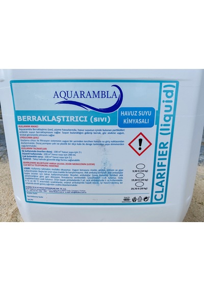 Havuz Berraklaştırıcı, Parlatıcı - Aquarambla Konsantre Havuz Kim