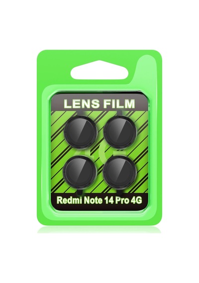 Mey İthalat Redmi Note 14 Pro 4g Raze Metal Kamera Lens - Siyah