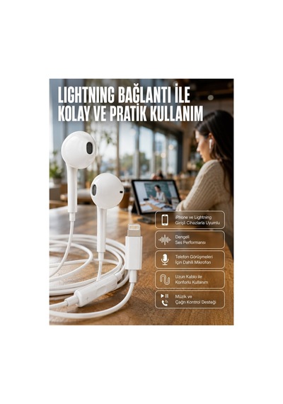 Konforlu Ergonomik Kare Tasarımlı Müzik Ve Çağrı Kulaklığı Yeni Nesil - Stepco7978-7640 Renkli Diğer
