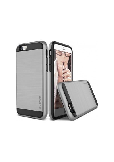 Vrs Apple Uyumlu iPhone 6 Plus / 6s Plus İle Verge Kılıf Light Silver