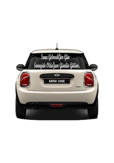 Oto Cam Yazı Sözleri Ticari-servis-dolmuş-panelvan Uzun Sticker Model 52