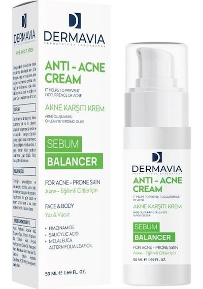 Dermavia Acne Akne Karşıtı Krem 50 Ml