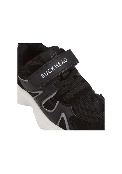 Buckhead Hazel Çocuk Siyah Cırtlı Günlük Ayakkabı Buck4513-black Çok Renkli