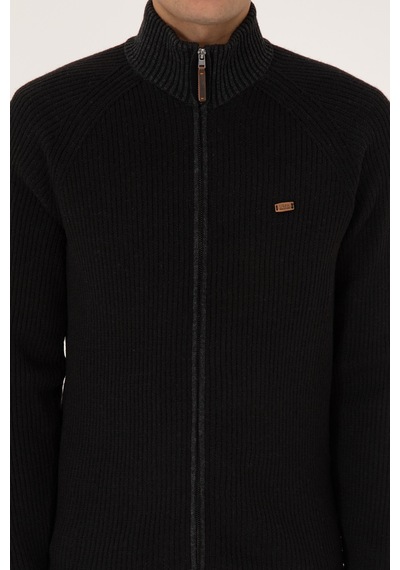 U.s. Polo Assn. Erkek Siyah Hırka Triko 50315873-vr046 Siyah