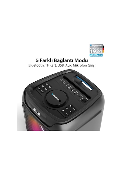 Blaupunkt Pl800 Kablosuz Bluetooh Speaker Hoparlör Siyah