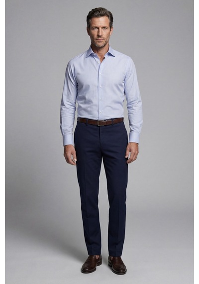 Bisse Regular Fit Klasik Erkek Pamuk Gri Gömlek Gmkls250053 55