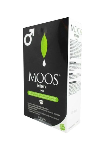Moos Intimen pH 5.5 Erkek için Genital Bölge Temizyeme Likidi 200 ML