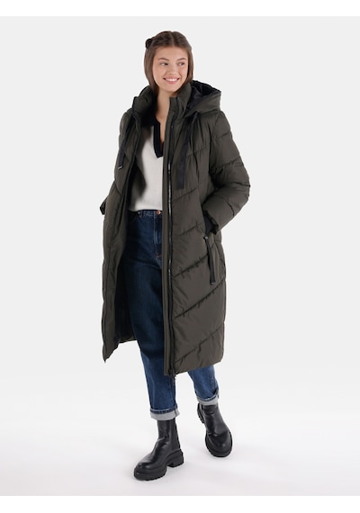 Colin's Colins Regular Fit Yeşil Kadın Kaban Cl1065793 Haki