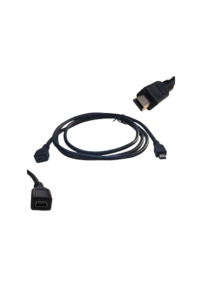 Mini Usb Uzatma Kablosu 5 Pin Mini Usb Dişi Erkek Kablo 1.5m