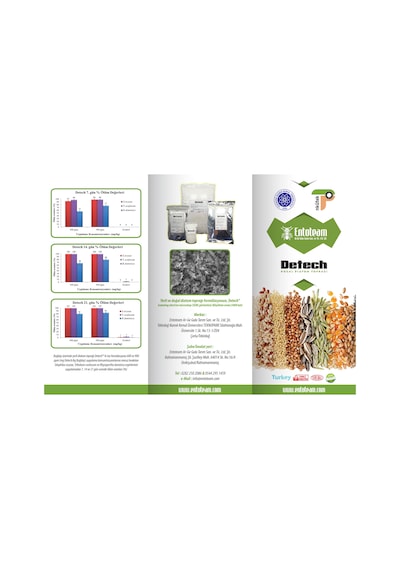 Detech Doğal Diatom Tahtakurusu Bit ve Parazit Tozu Zehirsiz 1 KG + Püskürtücü