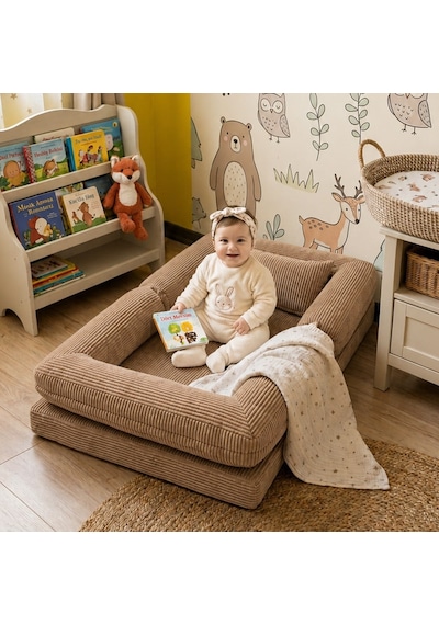 Miniwood Montessori Yatak Oyun Alanlı Bebek Yer Yatağı Sünger Çocuk Karyola 106 x 150 CM Miniwood Montessori Yatak Oyun Alanlı Bebek Yer Yatağı Sünger Çocuk Karyola 106 x 150 CM