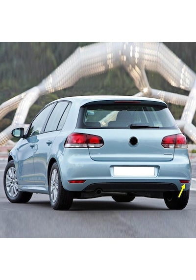 Vass41 Arka Tampon Sağ Alt Köşe Reflektör 5k0945106a Vw Golf 6 İle Uyumlu 2009-2012