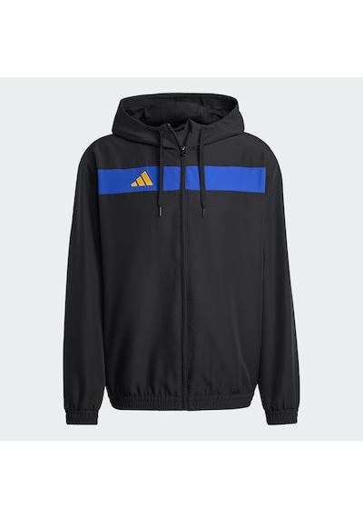 Adidas Tiro 25 Essentials Kanvas Kapüşonlu Erkek Eşofman Üstü Jx2222 Siyah