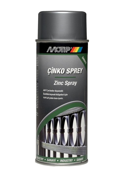 Motip Isıya Dayanıklı Çinko Spreyi 400 ML