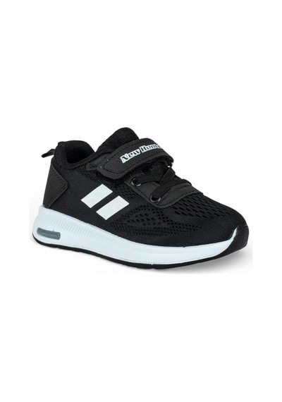 Trender New Hunter Patik 244 Jakar Siyah - Beyaz Erkek Çocuk Sneaker Hn04a244