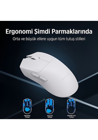 Philips EVNIA Serisi SPK9718 Kablosuz Bluetooth Dual Mod 36000 DPI 6 Tuşlu Optik Oyuncu Mouse
