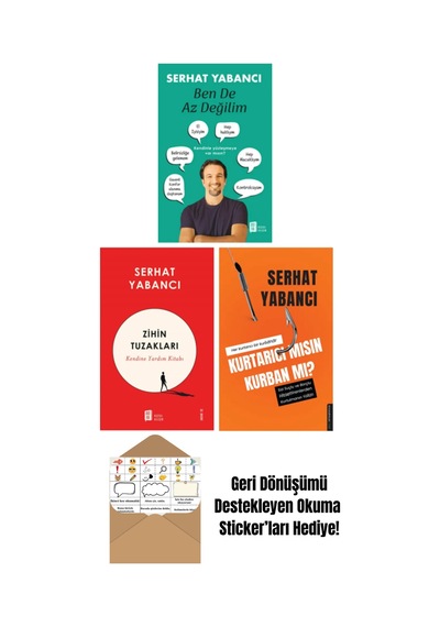 Ben De Az Değilim + Zihin Tuzakları + Kurtarıcı Mısın Kurban Mı + Okuma Sticker'ları
