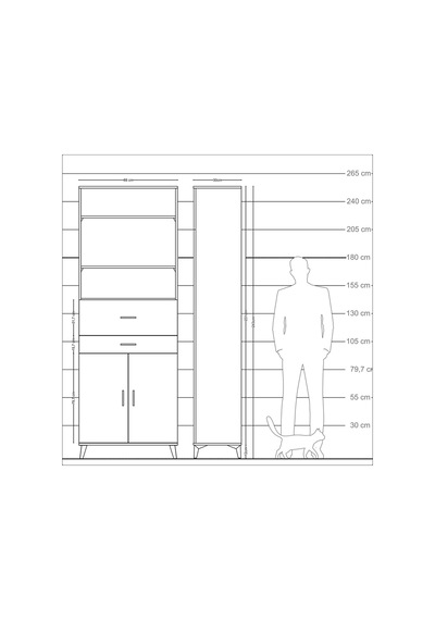 Arges Dolap 4 Raflı 2 Çekmeceli 2 Kapaklı 88x30x243 Aytaşı-an... Aytaşı Arges Dolap 4 Raflı 2 Çekmeceli 2 Kapaklı 88x30x243 Aytaşı-an... Aytaşı