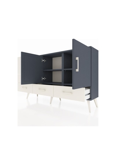 Arges Konsol 4 Raflı 5 Çekmeceli 2 Kapaklı 132x30x83 Antrasit-antrasit/aytaşı Antrasit/aytaşı Arges Konsol 4 Raflı 5 Çekmeceli 2 Kapaklı 132x30x83 Antrasit-antrasit/aytaşı Antrasit/aytaşı
