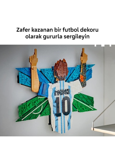 LEGO® Editions Lionel Messi – Kutlama 43018 - 14 Yaş ve Üzeri Çocuklar için Sürprizler İçeren Oyuncak Yapım Seti (1427 Parça)