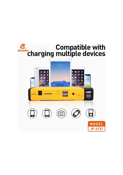 Araç Akü Takviye Cihazı 50800mah Taşınabilir Akü Takviye Cihazı 12v Benzinli Araç Çalıştırma Usb Şarj Acil