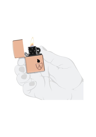 Zippo Armor Copper W/epoxy Inlay Design Çakmak
