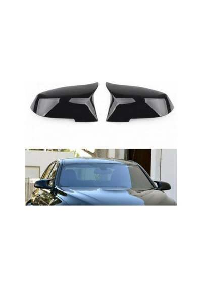 Bmw 3 Serisi F30 2012 - 2019 Batman Ayna Kapağı (parlak Siyah)