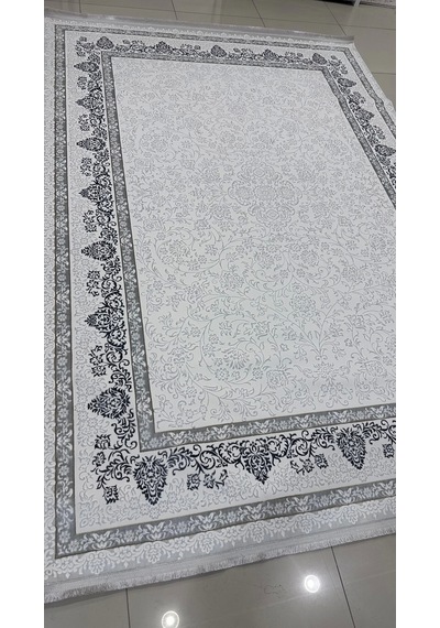 Safyün Halı Kadife Kf512 Gri 200 X 290 Renkli