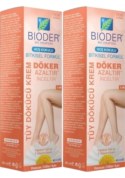 Bioder Tüy Dökücü Krem 2 x 40 ML
