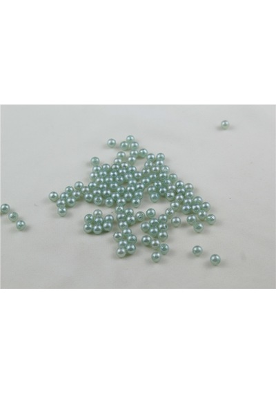 6 Mm Açık Soluk Yeşil Tonu İnci Boncuk 30 Gr Kolye, Bileklik, Küpe Ve Takı Yapımı Diğer