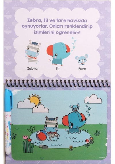 Fisher-Price Sihirli Boyama Kitabı Özel Kalemi Water Magic Boyama