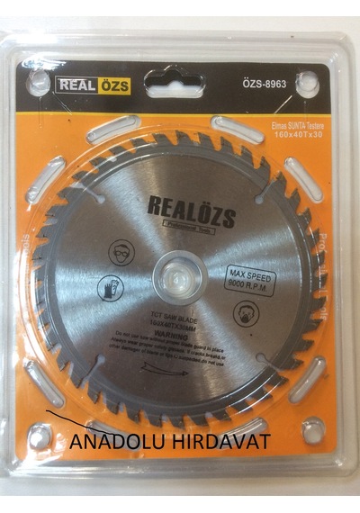 Özs 160 Mm Elmas Daire Testere Sunta Ahşap Testeresi