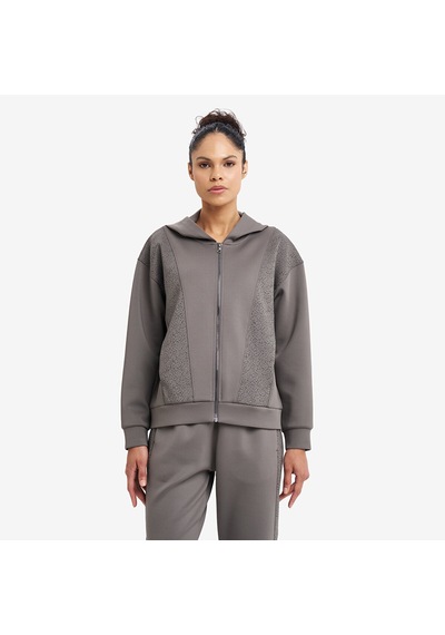 Lescon Yeşil Kadın Fermuarlı Kapüşonlu Sweatshirt 26n-2134