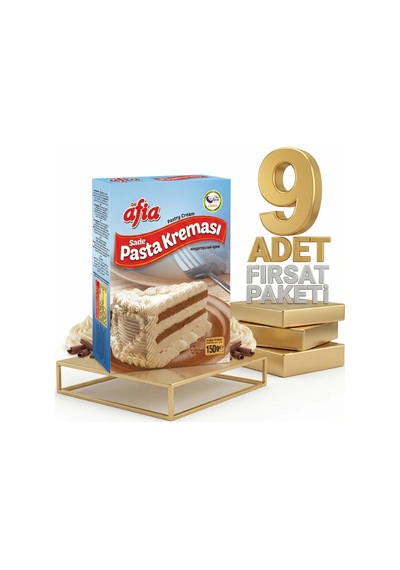 Afia Sade Pasta Kreması 9x150 Gr