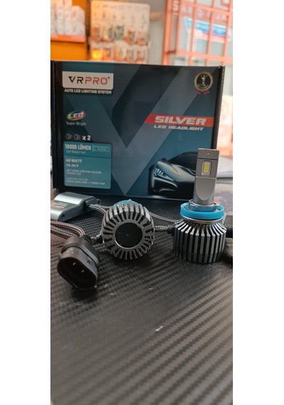 H11 Vrpro Silver 6000k-6500k Xenon Saf Beyaz Işık Ledvzenon 18000
